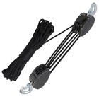 Heavy-duty 2 000lb Rope Hoist Pulley 50 Feet Wheel Block And Tackle System Wi   