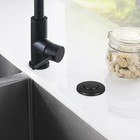 Air Switch Kit For Garbage Disposal 3 58    Extra Button Black Stainless Steel