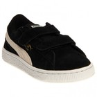 Puma Suede 2 Straps Slip On  Toddler Boys Black Sneakers Casual Shoes 356274-01