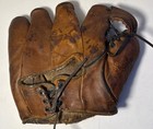 Antique 1920s 1930s Bucky Harris Baseball Glove Hof Leather Model Bg-01