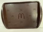 2 Vintage Mcdonald s Restaurant Serving Tray Brown Plastic 17  X 12    Original