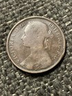 1883 Uk Great Britain British Penny  Queen Victoria