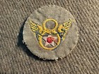 Wwii Usaaf  8th Af  British Made  Wool Stubby Wing Patch   Used From Uniform