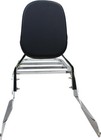 Chrome Passenger Backrest Sissy Bar With Luggage Rack For Honda Magna Vf750 1994