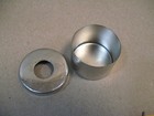 Vtg Victor Victrola Vv Iv Tabletop Phonograph Parts Needles Cup W  Lid   Tin