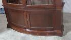 Baker China Cabinet Breakfront Bookcase Palace Curved Glass