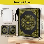 9 Pocket Card Binder For Mtg ygo ptcg game Cards  2 5 X 3 5 Inches  Gold