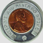 1960 D Encased Cent - Graham Hatcher - Allen County Motors - Ec 9998bx