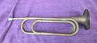 Vintage Brass Bugle U s  Regulation Made In U s a  17  Free Slide As-is Repair