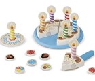 Melissa   Doug Birthday Party Pretend Play Cake Wooden Food With Toppings Md-511