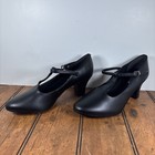 So Danca Dance Jazz Choir Shoes Ch40 M Black 8 5 L Adult Character T-strap New