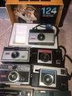 Vintage Camera Lot Of 7 Kodak Instamatic    Untested