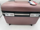 Vintage Purple American Tourister Train Case
