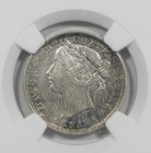 Ngc Genuine 1858 Canada Queen Victoria Silver 20c Coin Au Details