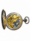 Antique Bulla Swiss Mechanical Pocket Watch  0 800 Silver Case
