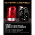 Lh Tail Light 2007-10 12-13 Gmc Sierra 1500 2007-10 12-14 2500hd 3500hd Red
