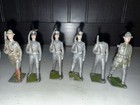 Reserved -britains Lead Toy Soldiers Set Of 9 Infantry England Vintage