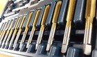 Drill Hog   40 Pc Tap   Die Set Sae Tap Rethreading Titanium Lifetime Warranty