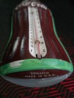 Vintage Coca Cola Bottle Thermometer 16    Metal Donasco Usa