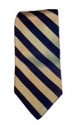 Vintage Robert Talbott Men s Silk Tie Navy And Gold 3 75