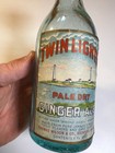 Antique Twin Lights Ginger Soda Bottle Thomas Wilson Rockport Ma Cape Ann Mass