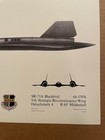 Sr-71 Blackbird 9th Reconnaissance Wing Raf Mildenhall Det 4 Squadron Prints