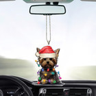 Yorkshire Terrier Dog Christmas Ornament  Yorkie Dog Lovers Xmas Ornament Gift