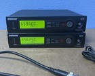 2x Shure Slx4 L4 638-662mhz Wireless Microphone Receivers With 1x Power Supply 
