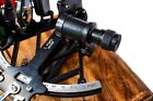 Vintage C Plath Antique Look Black 9  Nautical Sextant 1712 Fully Working