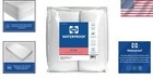 Comfortable Quilted Waterproof Crib Mattress Pad 2-pack - Machine Washable