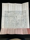 1978 Foldout Map Of Jerusalem  15 5 x 18  With Index And Street Directory  Bus