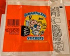 Lot 6 Vtg  1986 Topps Garbage Pail Kids 6th Series Empty Card Wax Wrapper W  25  