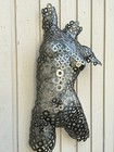Metal Wall Art Abstract Sculpture Home Decor Female Torso By Holly Lentz