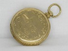 Antique 1870 s 47mm Tobias Solid 18k European Mens 15 Jwl Pocket Watch  Running 