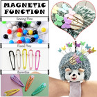 Cute Hedgehog Wrist Pin Cushion For Sewing With Magnetic  Snap Bracelet Wrist Ba