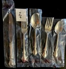 3 Reed   Barton Hampton Court 5 Piece Sterling Silver Settings Brand New Sealed