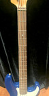 Affinity Squier By Fender P-bass 4-string Electric Bass  Blue W new Tuners