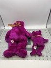 Lot Of 2 Ty Beanie Buddy - Millennium The Bear 14    And Beanie Baby Bear