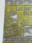 Vintage Metal Printing Plate Christmas Jewelers Advertising Newspaper