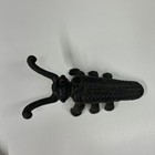 Antique Cast Iron Boot Jack Insect Beetle 9    Vintage Metal Taiwan