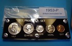 1953 U s  5 Coin Hybrid Mint Silver Proof And Brilliant Uncirculated Set Flashy 