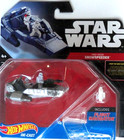 Hot Wheels Star Wars Lot First Order Snow Speeder And Speeder Bike Htf Nip