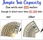 Money Bill   2 Counterfeit Pens  - Counterfeit Bill Detector Pen With Upgraded