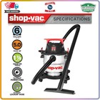 Shop Vac 6 Gallon Wet Dry Vacuum 5 0 Peak Hp Stainless Steel Tank