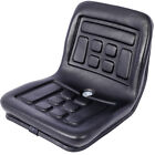 Universal Tractor Seat With Drain Hole Black Durable Replacement Thickly-padded