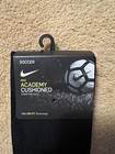 Nike Academy Soccer Over The Calf Socks Sx4120-001 Black White Size Small
