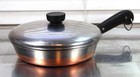 Revere Ware 8  4 Cup Egg Poacher Pot Copper Bottom Fry Pan Skillet Breakfast Uni