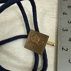 Cub Scout Bolo Bsa Sideways Square Black String 86c-1761a