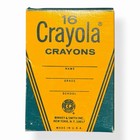 Vintage Crayola Crayons 16 Complete Set Box Binney   Smith Rare Nos
