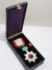 Ww2 Japanese Rising Sun 6th Class Medal   Original Case With Rosette Wwii